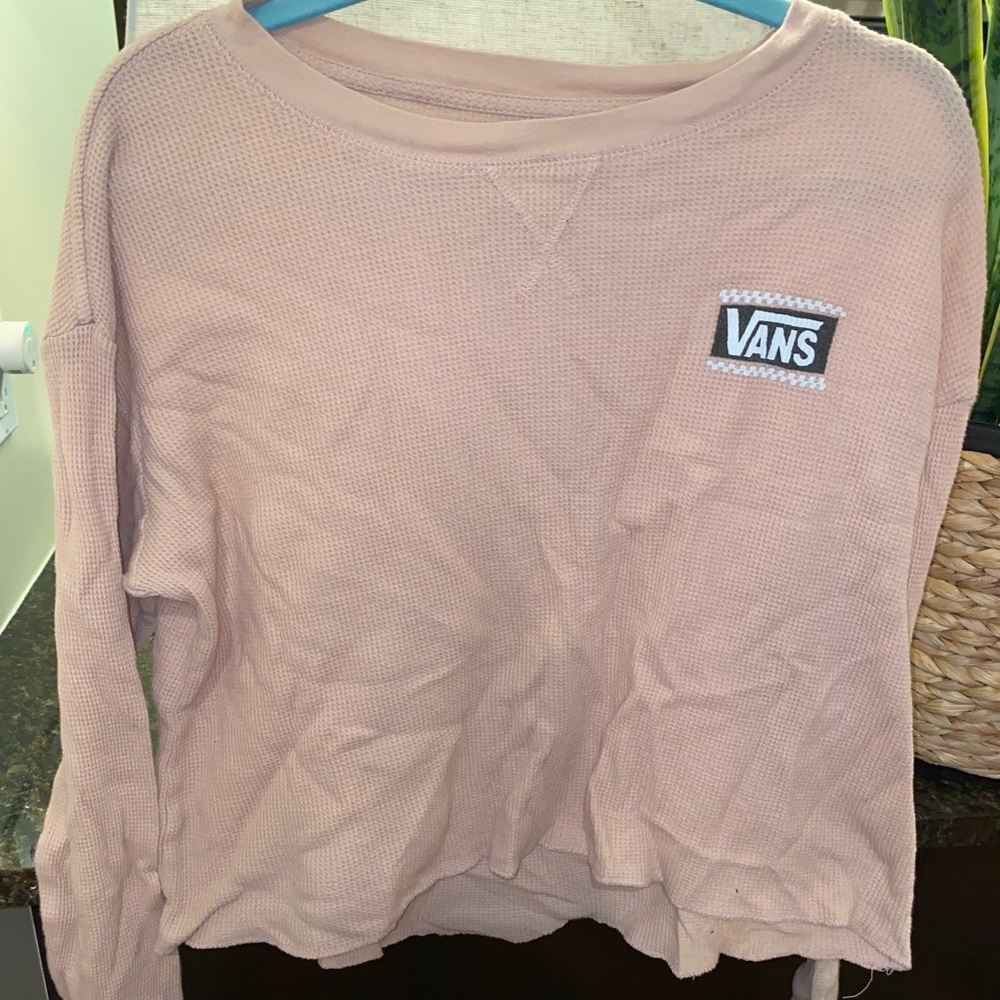 Vans waffle crop long sleeve